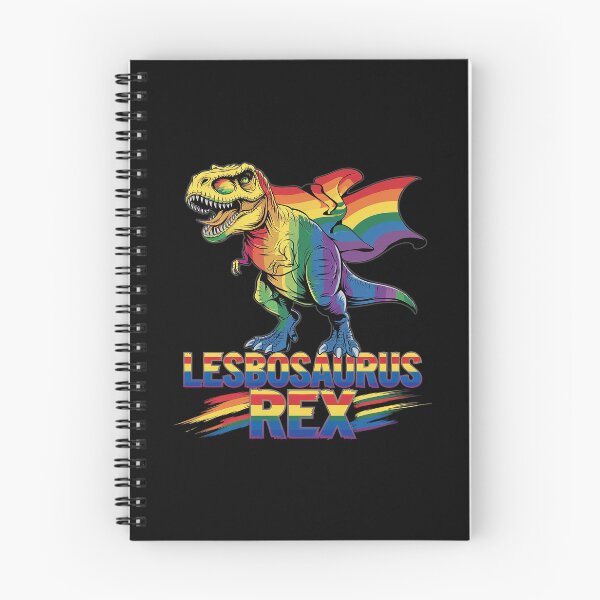 Item preview, Lesbosaurus Rex Dinosaur In Rainbow Flag For Lesbian Pride 1  designed and sold by AquaKiev.