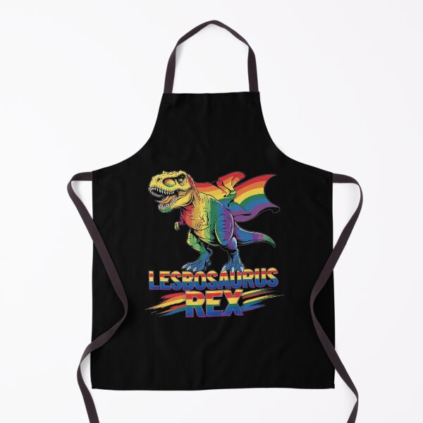 Item preview, Lesbosaurus Rex Dinosaur In Rainbow Flag For Lesbian Pride 1  designed and sold by AquaKiev.