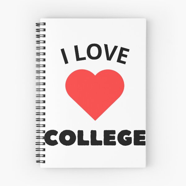 Item preview, I LOVE COLLEGE logo color red designed and sold by Leydson.
