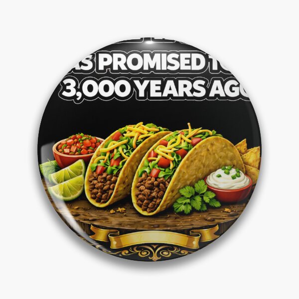 Item preview, The Taco Was Promised To Me 3,000 Years Ago – Funny Taco Lover Food Shirt designed and sold by Purdiole-art.