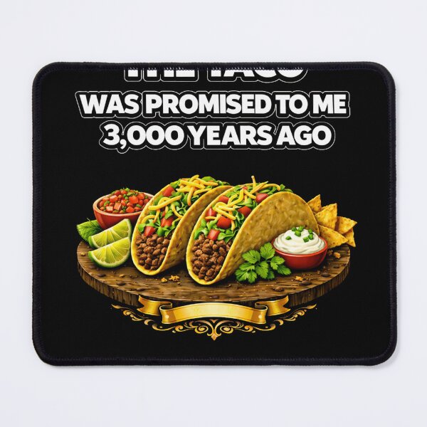 Item preview, The Taco Was Promised To Me 3,000 Years Ago – Funny Taco Lover Food Shirt designed and sold by Purdiole-art.