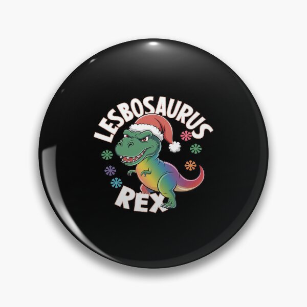 Item preview, Lesbosaurus Rex Girl Dinosaur t-rex Rainbow Gay Lesbian LGBT  designed and sold by AquaKiev.