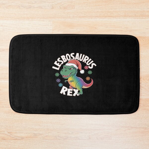 Item preview, Lesbosaurus Rex Girl Dinosaur t-rex Rainbow Gay Lesbian LGBT  designed and sold by AquaKiev.