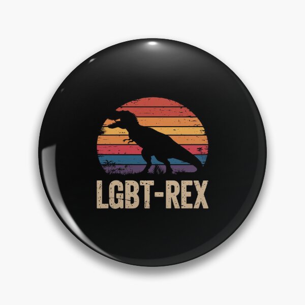 Item preview, LGBT - T-Rex Gay Pride Lesbian Dinosaur Rainbow Sunset  designed and sold by AquaKiev.