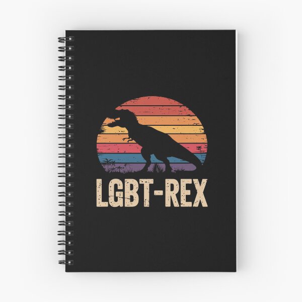 Item preview, LGBT - T-Rex Gay Pride Lesbian Dinosaur Rainbow Sunset  designed and sold by AquaKiev.