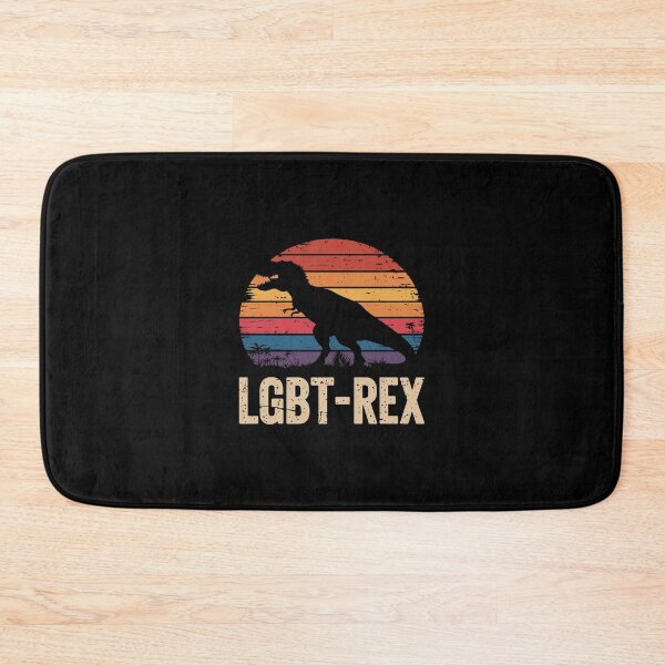 Item preview, LGBT - T-Rex Gay Pride Lesbian Dinosaur Rainbow Sunset  designed and sold by AquaKiev.