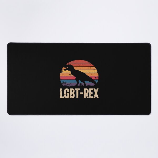 Item preview, LGBT - T-Rex Gay Pride Lesbian Dinosaur Rainbow Sunset  designed and sold by AquaKiev.