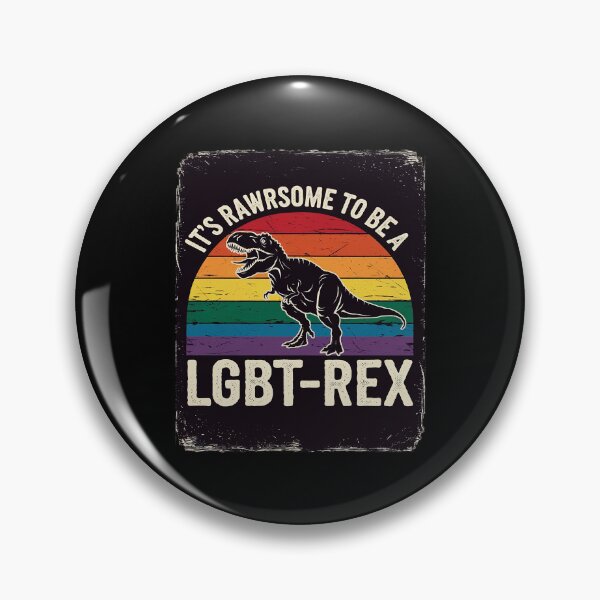 Item preview, LGBT - T-Rex Gay Pride Lesbian Dinosaur Sunset  designed and sold by AquaKiev.