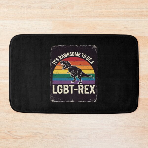 Item preview, LGBT - T-Rex Gay Pride Lesbian Dinosaur Sunset  designed and sold by AquaKiev.