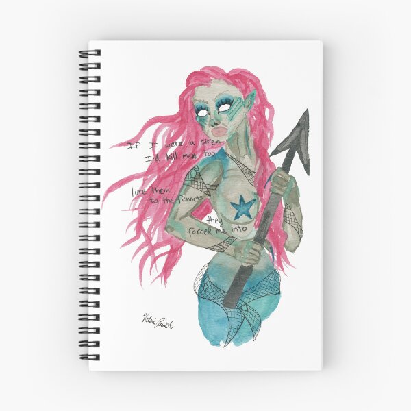 Item preview, If I were a siren I'd kill men too designed and sold by Valerie Parente.