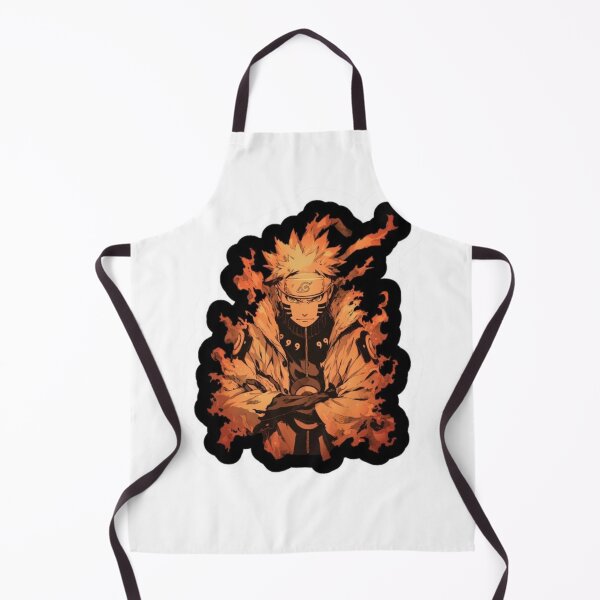 Item preview, Anime Fire Warrior Ninja | Powerful Orange Flame Illustration designed and sold by Finestrokes.art.