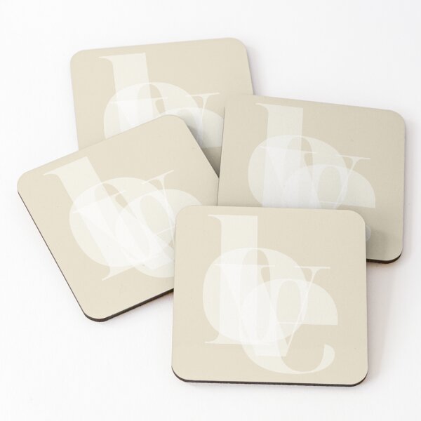 Item preview, Love - Minimalist Zen Typography Poster - Neutral designed and sold by Lucia Fontes.