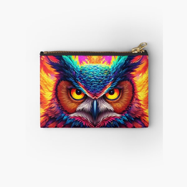 Item preview, Solarflare Owl Sovereign – Fiery Cosmic Guardian designed and sold by Neer arts.