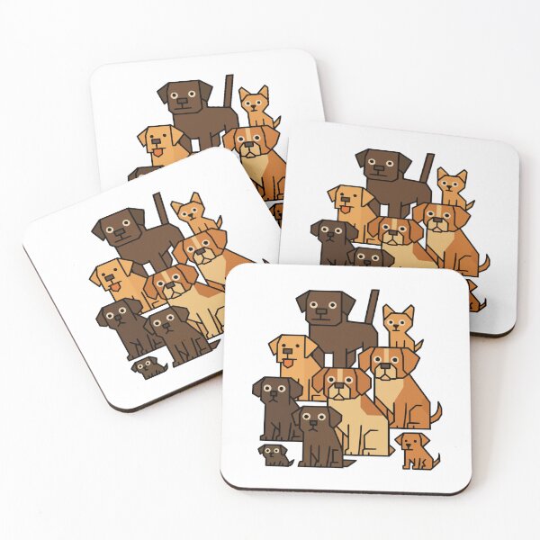 Item preview, Voxel Dog Pack Poster   designed and sold by AlfredR.