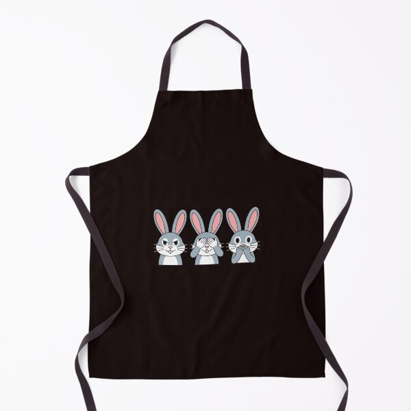 Item preview, Hear See Speak no evil Rabbits happy Easter bunnies designed and sold by MichaelStalkas.