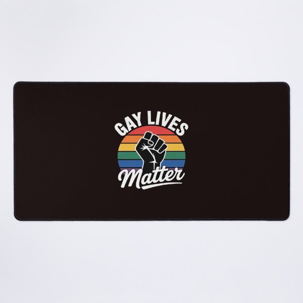 Item preview, Gay Lives Matter LGBT-Q Rainbow Pride Flag Proud Ally designed and sold by MichaelStalkas.