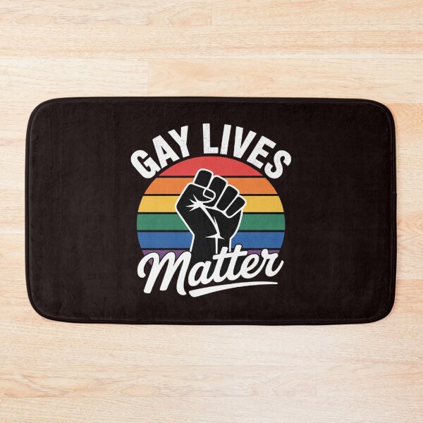 Item preview, Gay Lives Matter LGBT-Q Rainbow Pride Flag Proud Ally designed and sold by MichaelStalkas.