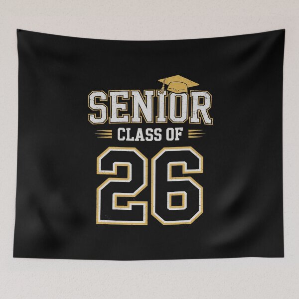 Item preview, Class of 2026 Senior 26 High School Graduation Black Gold designed and sold by MythWoot.