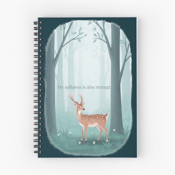 Item preview, My Gentleness Is Also Strength – Deer in Mystic Forest designed and sold by soletstudio.