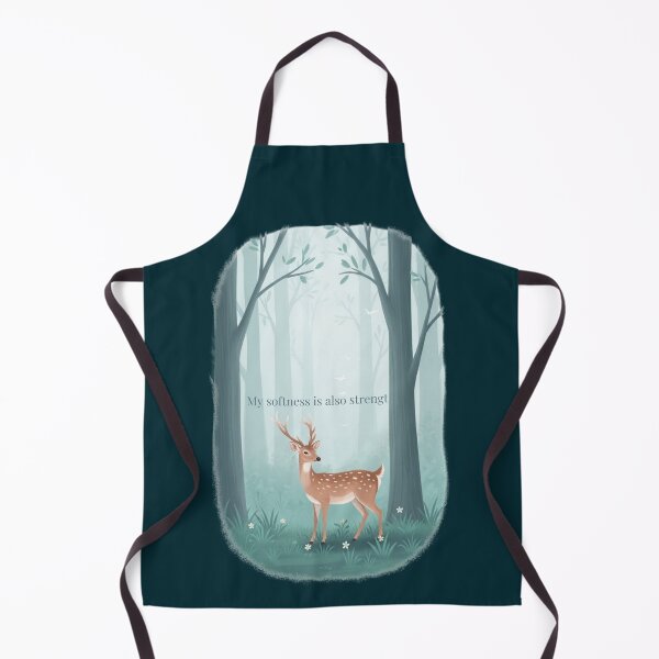Item preview, My Gentleness Is Also Strength – Deer in Mystic Forest designed and sold by soletstudio.