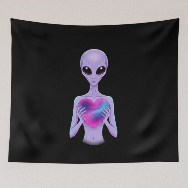 Item preview, Resident Alien Love – Funny Alien Valentine Sci-Fi Romance Design designed and sold by ALL ART .