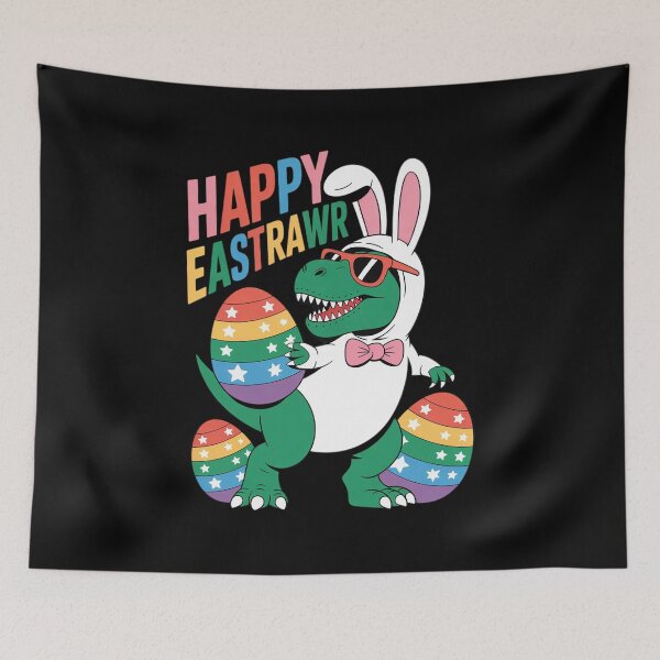Item preview, Happy Eastrawr T Rex Dinosaur Easter Bunny Egg Costume Kids designed and sold by LindseyKris.