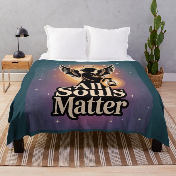 Item preview, All Souls Matter – Celestial Angel Lantern Design with Spiritual Message designed and sold by GFamilyC.