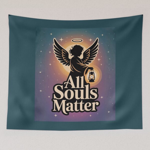 Item preview, All Souls Matter – Celestial Angel Lantern Design with Spiritual Message designed and sold by GFamilyC.