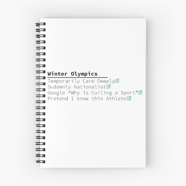 Item preview, Winter Olympics Check List designed and sold by Contextual Options.