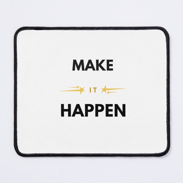 Item preview, Make It Happen – Motivational Quote Design designed and sold by Hayir Design.