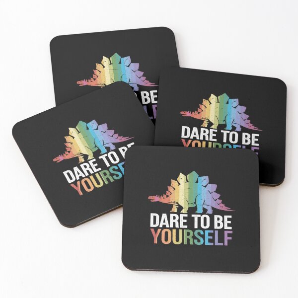 Item preview, LGBT Dinosaur Dare To Be Yourself Bisexual Gay Lesbian Dino  designed and sold by AquaKiev.