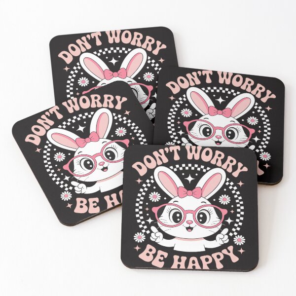 Item preview, Happy Easter Groovy Bunny Face Don't Worry Be Hoppy designed and sold by HudsonErik.