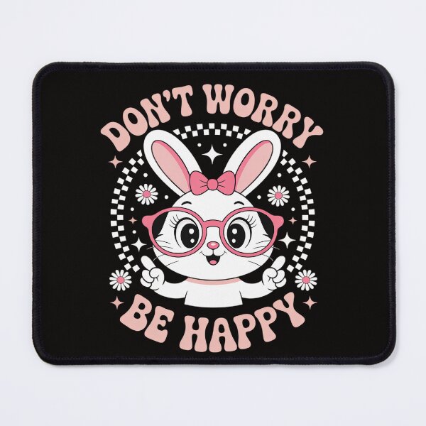 Item preview, Happy Easter Groovy Bunny Face Don't Worry Be Hoppy designed and sold by HudsonErik.