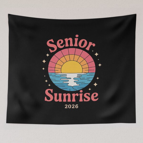Item preview, Groovy Class of 2026 First Day Senior Sunrise1 designed and sold by MythWoot.
