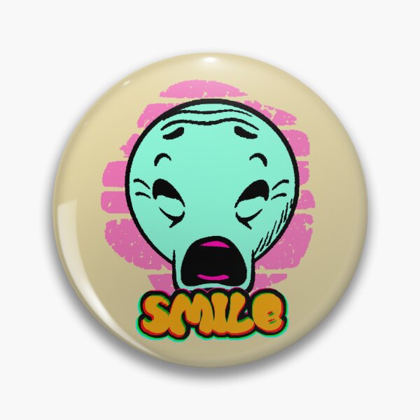 Item preview, Smile – Funny Zombie Face with Ironic Humor designed and sold by AstronautMerch.