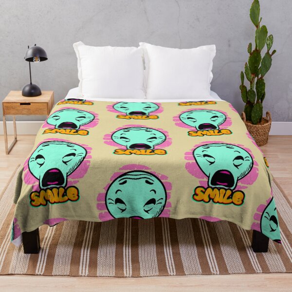 Item preview, Smile – Funny Zombie Face with Ironic Humor designed and sold by AstronautMerch.