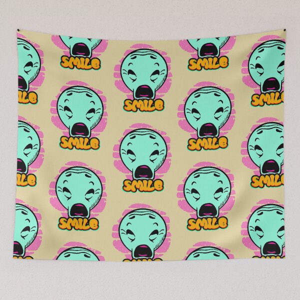 Item preview, Smile – Funny Zombie Face with Ironic Humor designed and sold by AstronautMerch.
