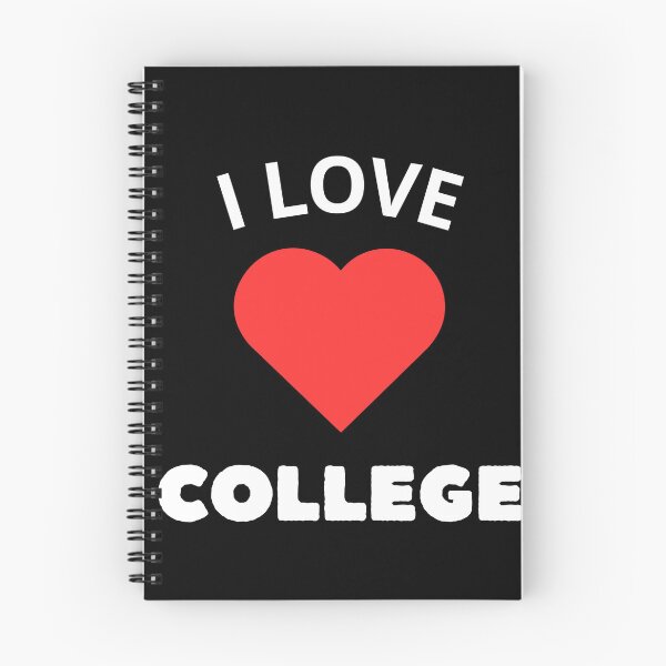Item preview, I LOVE COLLEGE logo red color, with black background. designed and sold by Leydson.