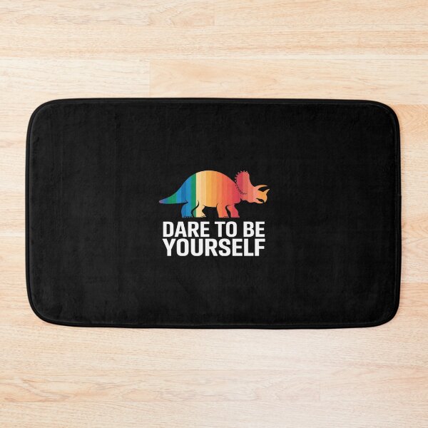 Item preview, LGBT Dinosaur Dare To Be Yourself Bisexual Gay Lesbian Dino1  designed and sold by AquaKiev.