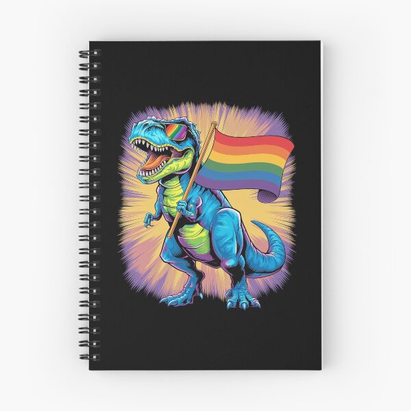 Item preview, LGBT Dinosaur Rainbow Flag LGBT Pride Month Lesbian Pride  designed and sold by AquaKiev.