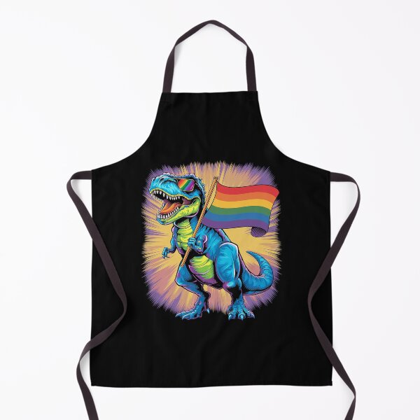 Item preview, LGBT Dinosaur Rainbow Flag LGBT Pride Month Lesbian Pride designed and sold by AquaKiev.