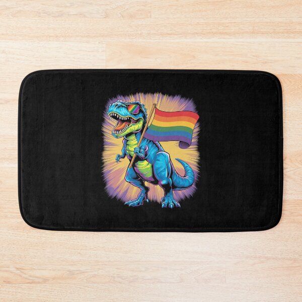 Item preview, LGBT Dinosaur Rainbow Flag LGBT Pride Month Lesbian Pride  designed and sold by AquaKiev.