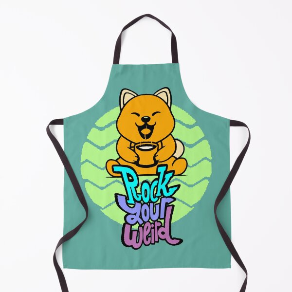 Item preview, Rock Your Weird – Smiling Dog with Coffee Cup designed and sold by AstronautMerch.