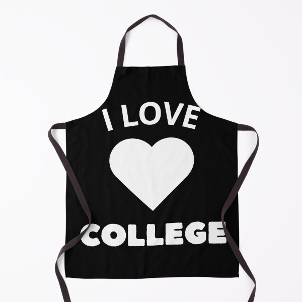 Item preview, I LOVE COLLEGE logo color white designed and sold by Leydson.