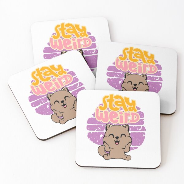 Item preview, Stay Weird – Cute, Expressive Bear with Funny Style designed and sold by AstronautMerch.