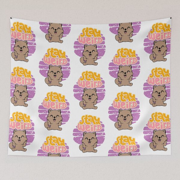Item preview, Stay Weird – Cute, Expressive Bear with Funny Style designed and sold by AstronautMerch.