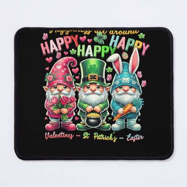 Item preview, Happiness AllAround Gnome Happy Valentine St Patrick Easter designed and sold by LindseyKris.