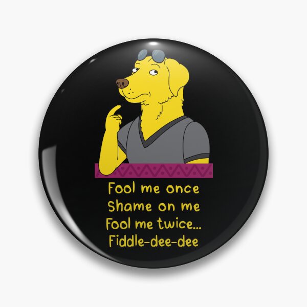 Item preview, Fool me once! Mr Peanutbutter Bojack Horseman designed and sold by Captain Banjo.