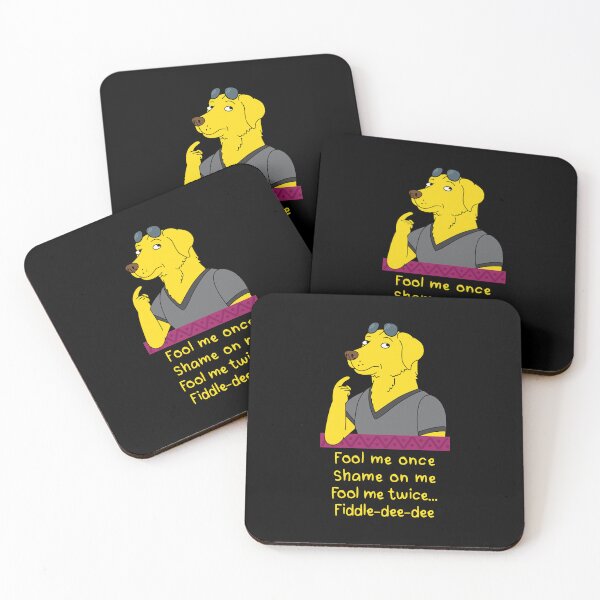 Item preview, Fool me once! Mr Peanutbutter Bojack Horseman designed and sold by Captain Banjo.