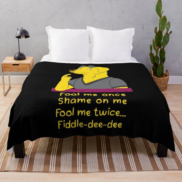 Item preview, Fool me once! Mr Peanutbutter Bojack Horseman designed and sold by Captain Banjo.